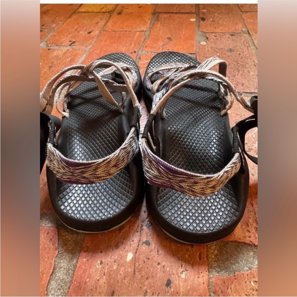 Chaco Z/Cloud Sandals Womens 9 Brown Multicolor Outdoor Hiking Trail Comfort - Picture 5 of 10